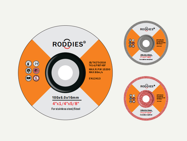 GRINDING WHEELS (¢100-230mm) A24R BF