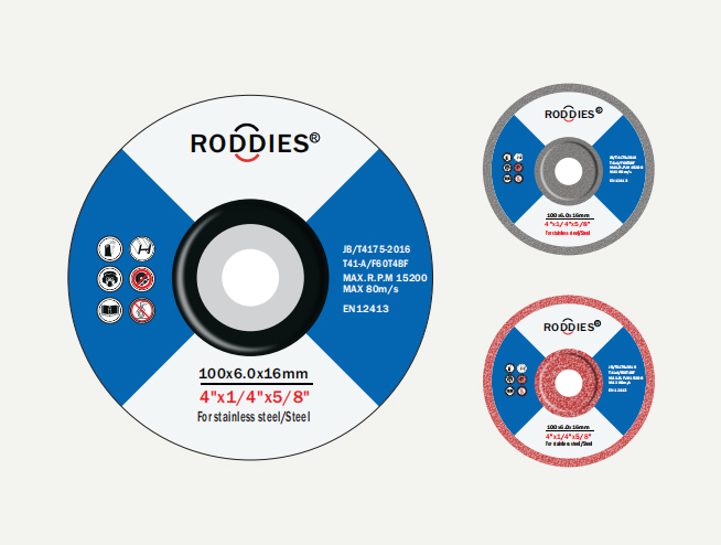 GRINDING WHEELS (¢100-230mm) A24R BF